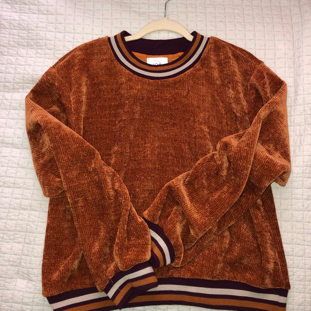 anthropologie velvet jumper!!